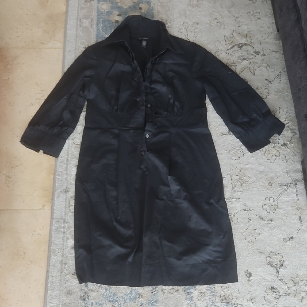 Banana Republic Black Shirt Dress